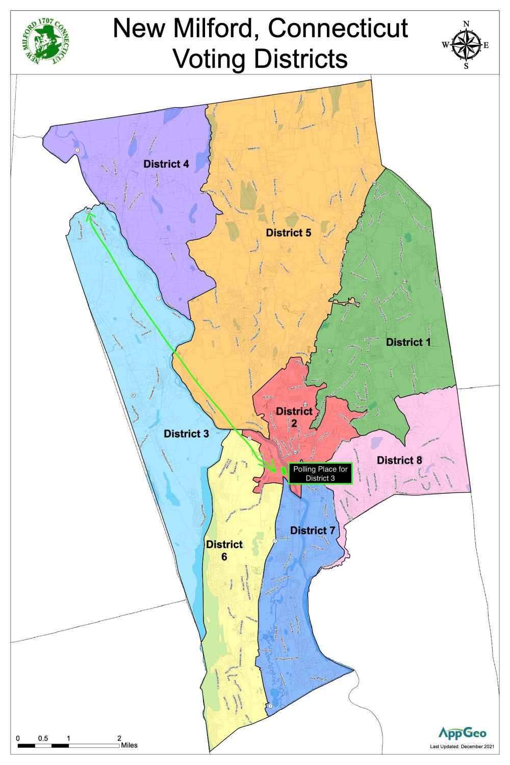 New Milford Voting Districts